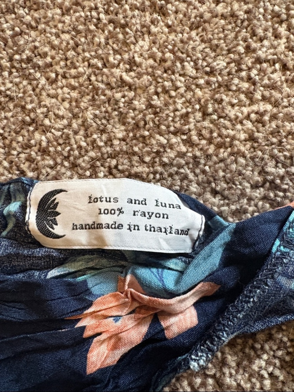 Lotus and Luna Mini Sarong - Picture 2 of 3